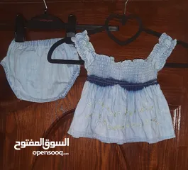  13 ملابس بناتي اطفال و بلايز و جاكيتات ستاتي  بحال الجديد صيفي و شتوي