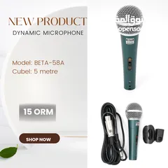  2 All kind of best quality dynamic /wireless&Table microphone and  stand available