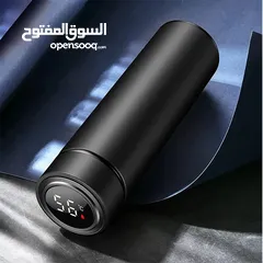  17 مج حراري ديجيتال حافظه قهوه حراريه مع شاشه تظهر درجه الحراره