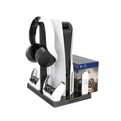  2 OTVO MULTIFUNCTIONAL COOLING STAND WITH CONTROLLER CHARGER FOR PS5