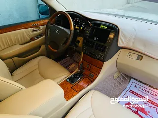  5 لكزس LS430 وارد موديل 2006 لون أبيض/ بيج 19000 قابل للتفاوض