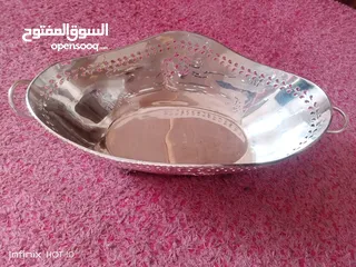  5 سله فخمه من النحاس والفضه الملكيه الهنديه