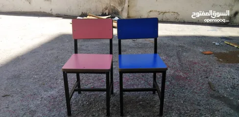  24 شروة كراسي دراسيه جديده للبيع كل الالوان وعده موديلات
