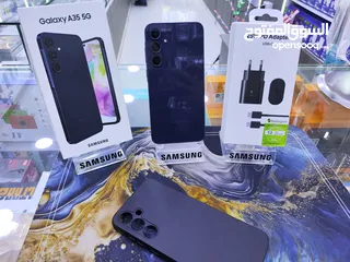  1 جهاز وكالة علفحص SAMSUNG A35 جيجا 256 رام 16 معه بكج هدية معه كرتونه