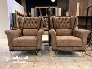  4 طقم كنب موديل "مونبيه" – كلاسيك تركي فاخر من أفخم وأرقى الموديلات التركية