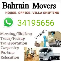  1 Moving and shifting service With Transport Big 6wheel Truck & small pickup van available