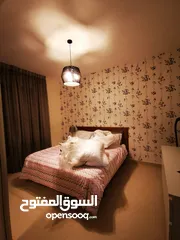  7 شقة للايجار في عبدون .. مساحة130م مفروشة بالكامل مع بلكونة