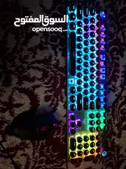  6 كيبور REDRAGON ماوس AULA