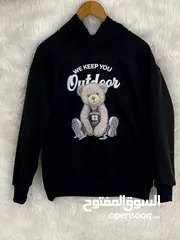  1 هودي مطبوع  Printed sweatshirt