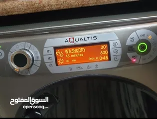  2 غساله مع حماصه 2في1 إيطالي نوع اريستون