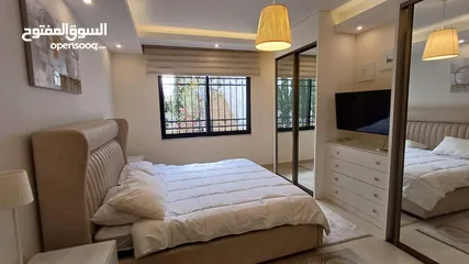  5 شقة مفروشة مساحة 110 م في - عبدون - غرفتين نوم و ترس خاص (6684)