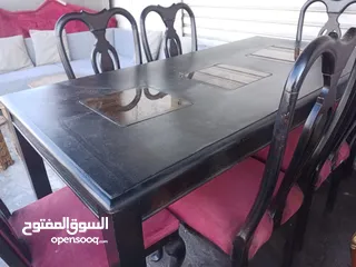  3 طاولة سفرة  وكراسي