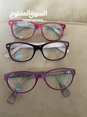  3 اطار نظاره طبية ريبان اصلي عدد 3 الوان مختلفة