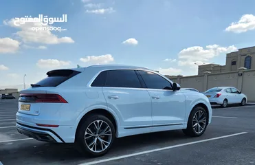  5 Audi Q8 S Line GCC All services in dealer