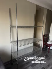  1 حامل ارفف استانلس