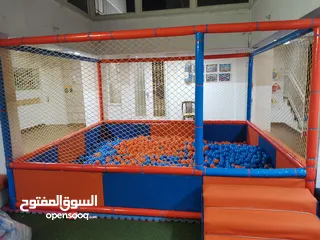  5 تفصيل غرفة و بركة طابات مع شبك سيفتي كامل بالمقاس واللون المطلوب