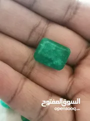  15 حجر من النوادر فخم أخضر كريم خام طبيعي