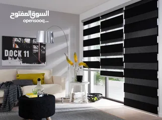  1 ستائر زيبرا  ذات خامات عالية الجودة تصميم أنيق ومميز متوفرة بعدة ألوان تتوافق مع مختلف الديكورات