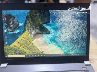  3 لابتوب توشيبا Core i5 الجيل السادس هارد 237 ssd نظيف جدا وسريع