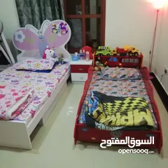  3 butterfly bed 4 sale. expat leaving.سرير فراشة للبنات للبيع.