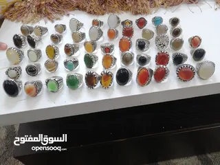  3 خواتم فضه مصريه للبيع  بسعر مناسب للجميع