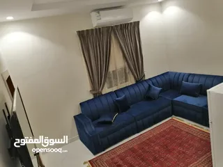 4 للايجار الشهري شقة غرفة و صالة مفروشة بحي الخليج الرياض