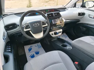  22 تويوتا بريوس 2018 سلفر// مميزة جدآ