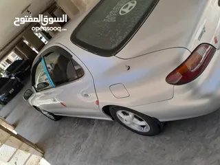  14 هونداي افانتي لون سلفر 97 فحص اربعه جيد أمامي جيد قصعات وخلفي جيدات