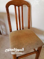  4 طاوله كبيره مع 6 كراسي