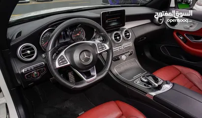  17 Mercedes C200 2018 GCC - Convertible