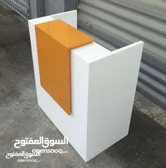  11 كاونتر استقبال مميز مع ادراج 80دينار  قياس 120سم  مع درجين من الداخل توصيل مجاني داخل عمان والزرقاء