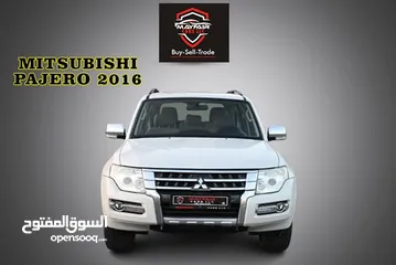  2 0% DP - ORIGNAL PAINT - MITSUBISHI PAJERO GLS 4WD 2016 - FIRST OWNER - FULL OPTION - GCC