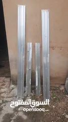  2 شباك ألمنيوم مع شبك حمايه