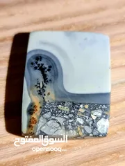  2 عقيق مصور منظر طبيعي