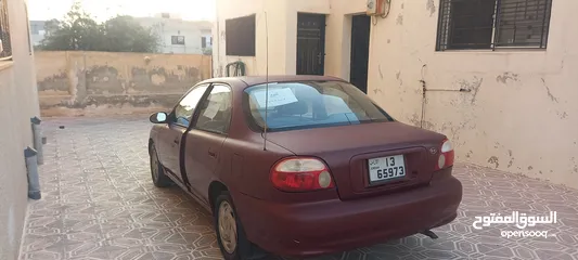  10 كيا سيفيا تو جير عادي موديل 1997 فحص كامل ترخيص جديد مالك اول من الحره