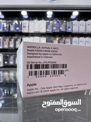  4 Apple AirPods 4 ANC ( NEW 2024 ) سماعات ابل الجيل الرابع بخاصية ANC الجديدة كليا  جديدة مكفول APPLE