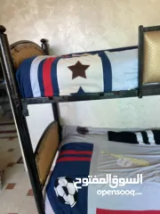  7 سرير طابقين حديد بحالة ممتازة وبسعر مناسب جداً