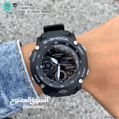  2 Casio G-Shock Black Day Analog Dial Resin Band Watch  GA-2000S-1ADR أصلية كاربون كور