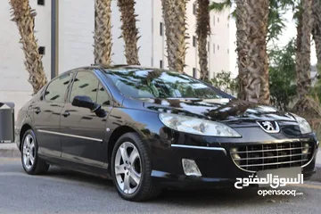  9 بيجو 407 موديل 2009 فل اوبشن اعلى مواصفات  3000 CC فحص كامل  7 جيد بدون ملاحظات قاطعه مسافه 112 الف