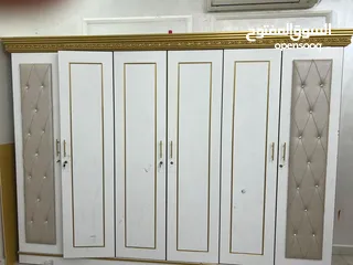  1 خزان ملابس دولاب 6 ابواب خشب ممتاز wardrobe 6 door good wood