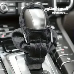  1 Car Gear Shift Hooded Cover غطاء محرك السيارة والعتاد التحول مقنعين