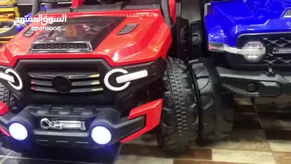  6 السيارة الكهربائية jeep challenger للاطفال