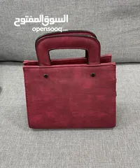  2 Leather Purse Turkish Made جلد خمري صنع تركيا