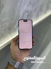  2 ‏‎‏‎ايفون 14 برو 128 جيجا لون نهدي بيربل مميز ‏‎‏‎‏‎ مستعمل وكالة بحالة الجديد نسبة البطارية 81%