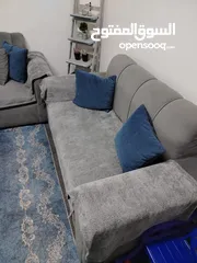  6 طقم كنب سكني من 8 مقاعد حرف L