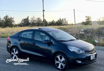  9 كيا ريو 2013 فحص كامل فل كامل مع فتحة بحالة الوكالة