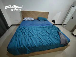  1 King Size bed frame + Mattress