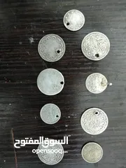  1 9 عملات قسطنطينية فضة اصلي وزنهم 37 غم للبيع ب 65 دينار