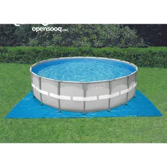  1 حوض سباحة دائري من شركة intex