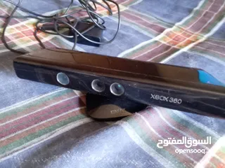  1 كامره اكس بوكس x box جديده مع جميع اسلاكها و تحكم عن بعد و للأطفال و استمتعو